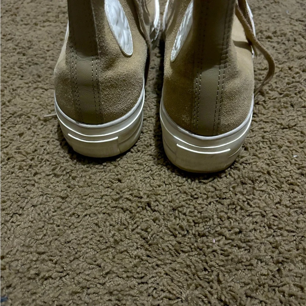 🧸Chuck Taylor All Star Suede Platform Shoes in Tan/brown - Picture 7 of 7